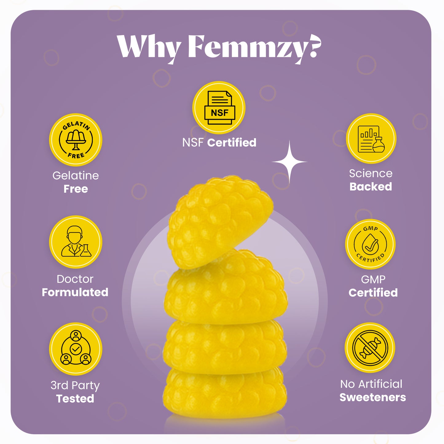 Vaginal Probiotic Gummies for Women - BV and Odour Support, pH Balance, Intimate Flora & Gut Health – Advanced Lactobacillus Strains + Prebiotic Blend + Vitamin C for Immune — Tasty Pineapple